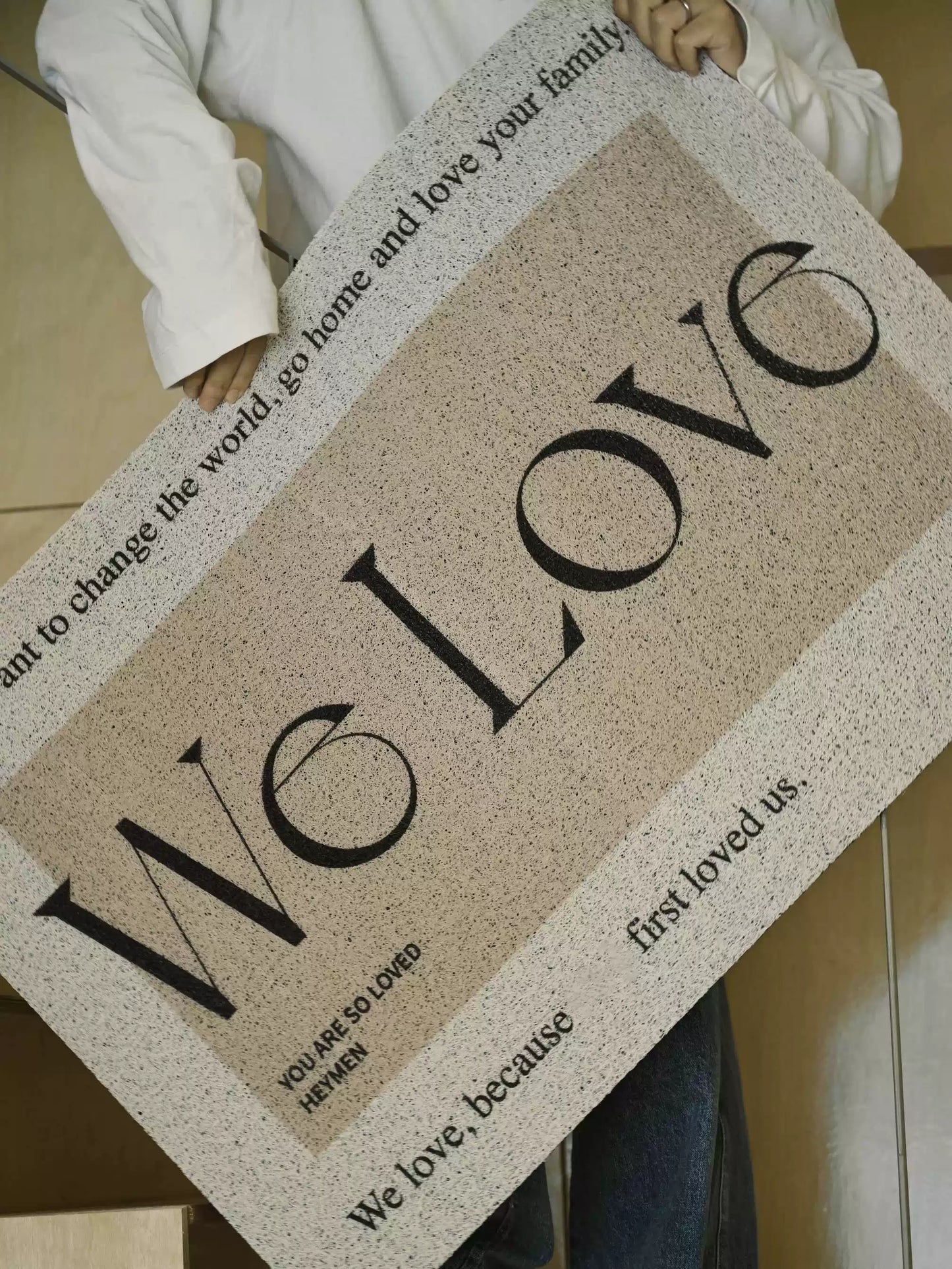 {heym}We Love — French-Inspired Loop Anti-Slip Entryway Doormat