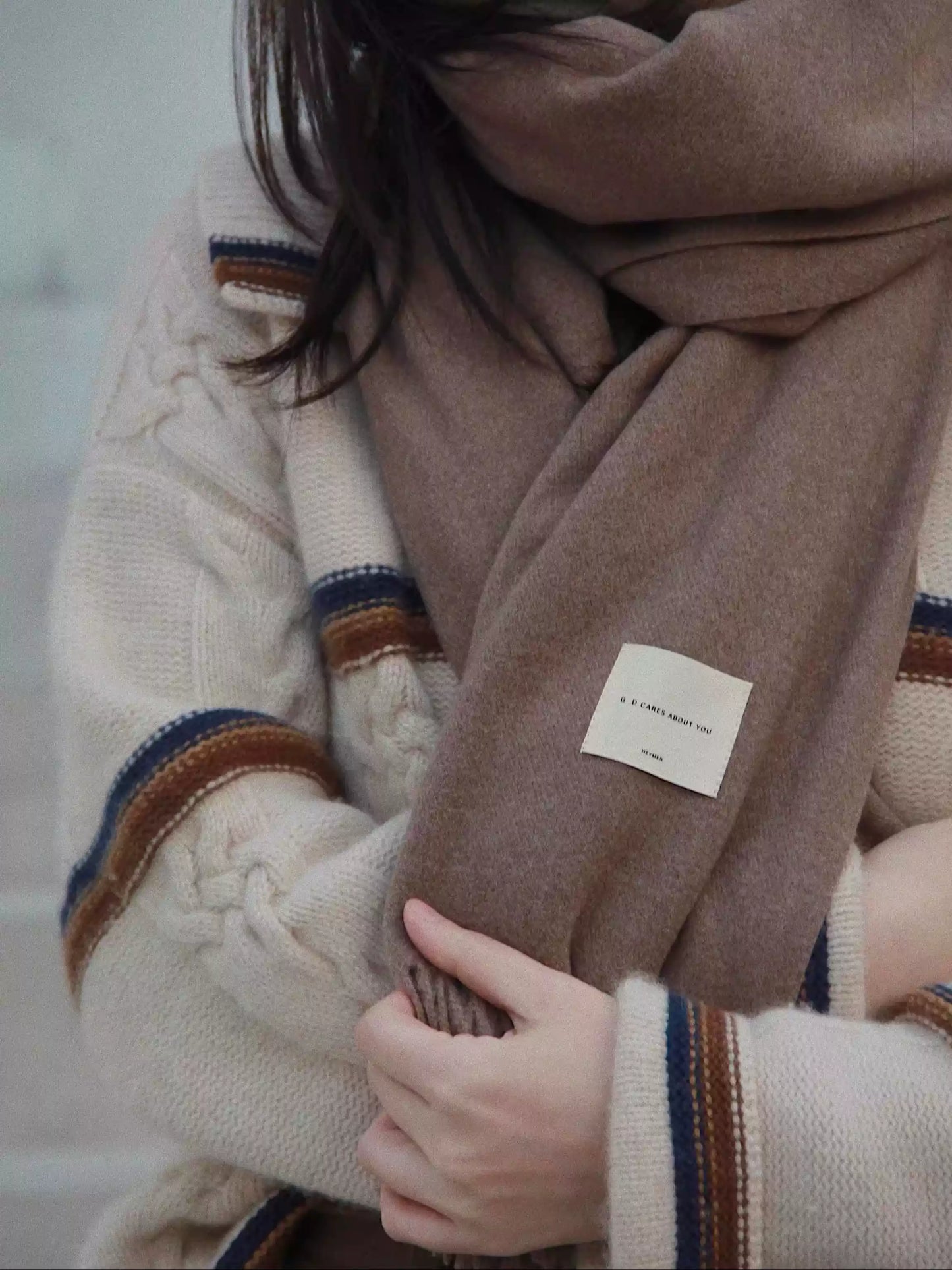 {heym}He Cares About You — Warm Cozy Unisex Scarf