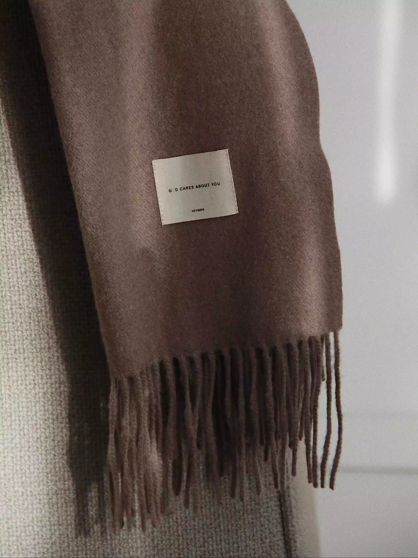 {heym}He Cares About You — Warm Cozy Unisex Scarf