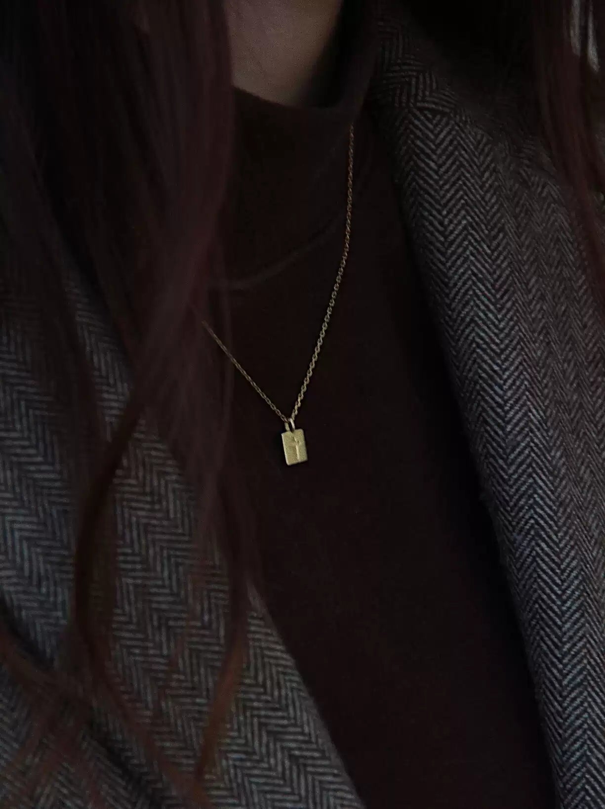 {heym}Parisian Cross Necklace — Gold-Plated Sterling Silver