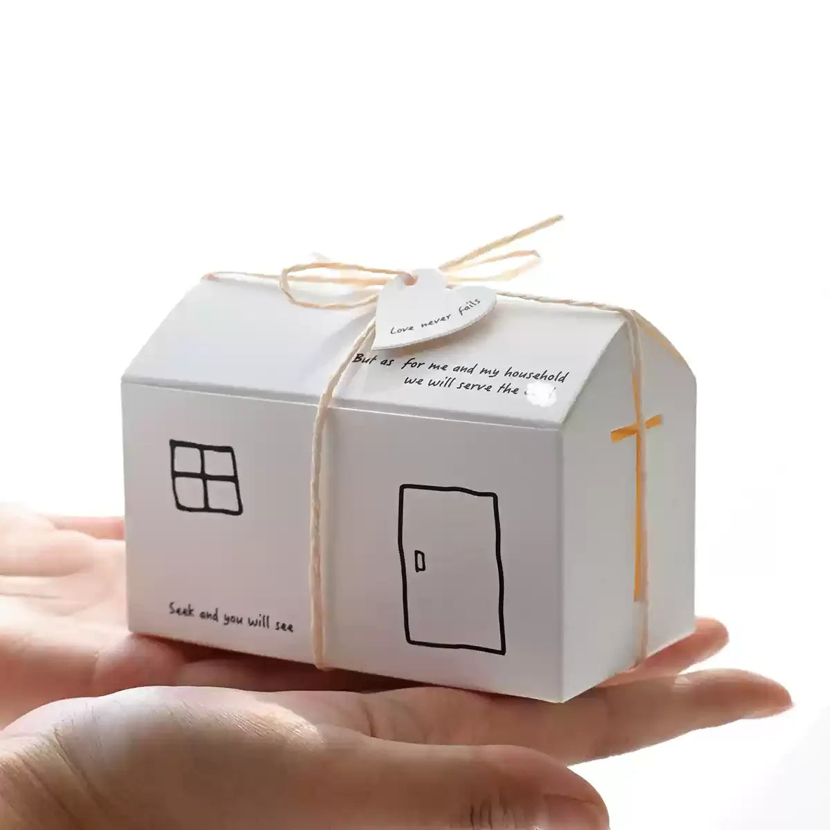 {warm on a cold night}Build your own little home·Small gift packaging box·Small folding box