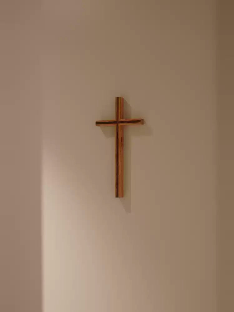 {heym}So Loved — Solid Wood Wall Hanging Cross