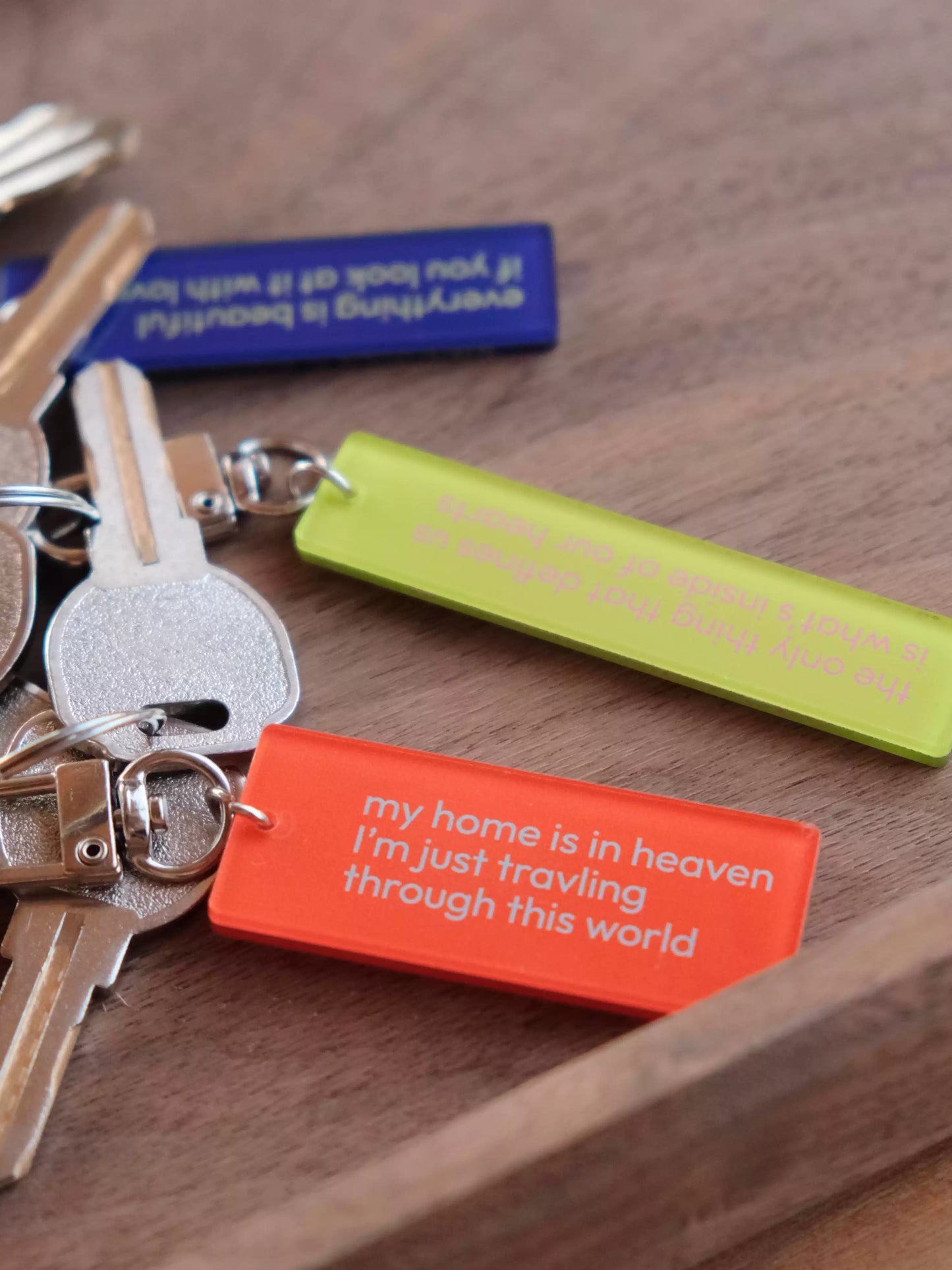 {heym}Little Light — Acrylic Keychain with English Quote