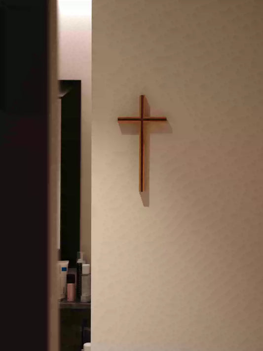 {heym}So Loved — Solid Wood Wall Hanging Cross