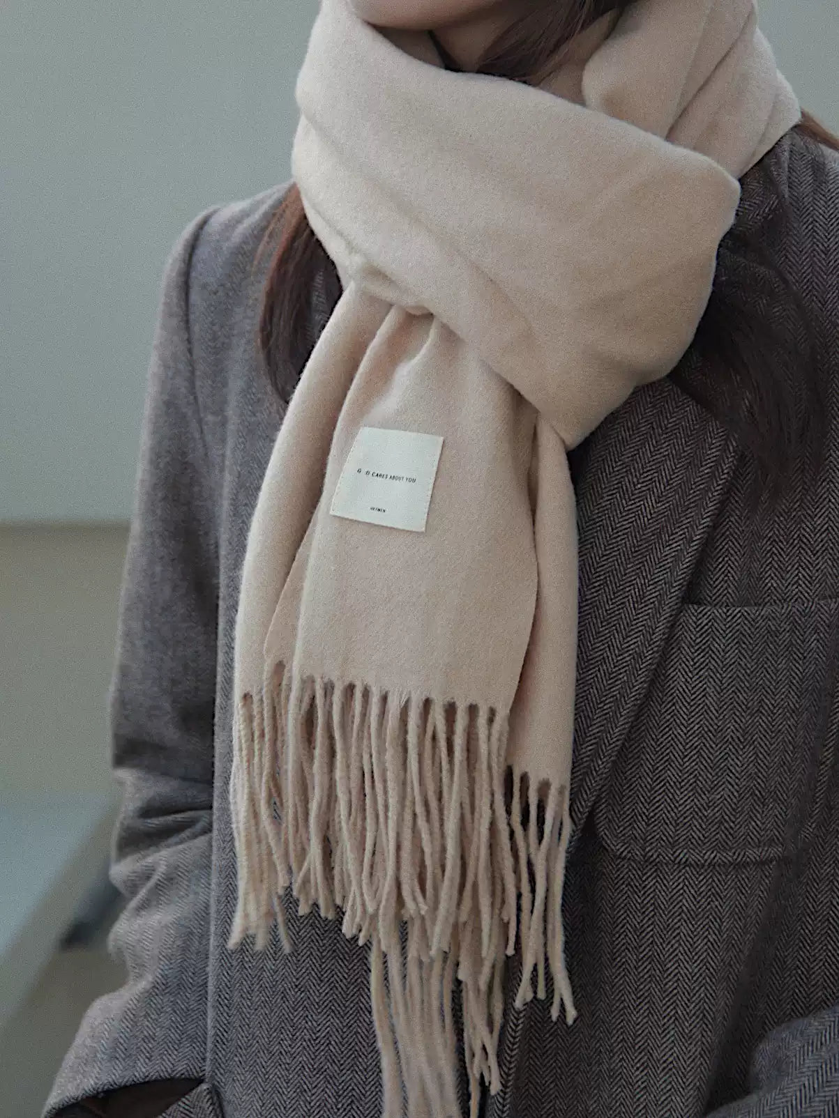 {heym}He Cares About You — Warm Cozy Unisex Scarf
