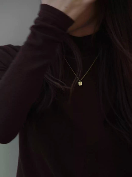 {heym}Parisian Cross Necklace — Gold-Plated Sterling Silver