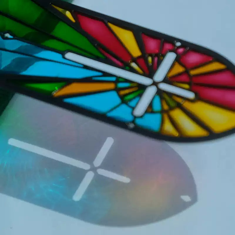 {FL Chasing Light Collection}Cathedral Stained Glass Bookmark