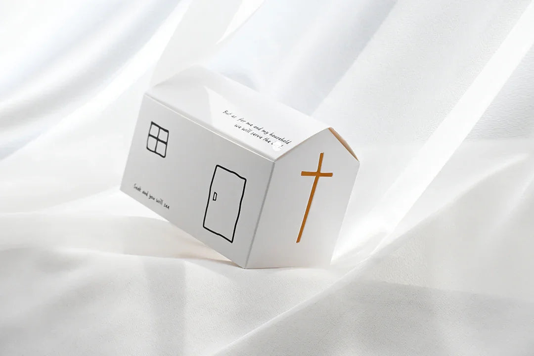 {warm on a cold night}Build your own little home·Small gift packaging box·Small folding box