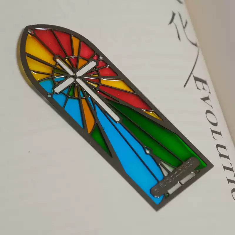 {FL Chasing Light Collection}Cathedral Stained Glass Bookmark