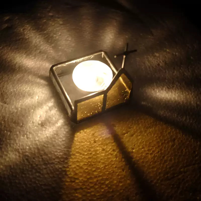 {FL Chasing Light Collection}Glass Chapel Mini Candle Holder