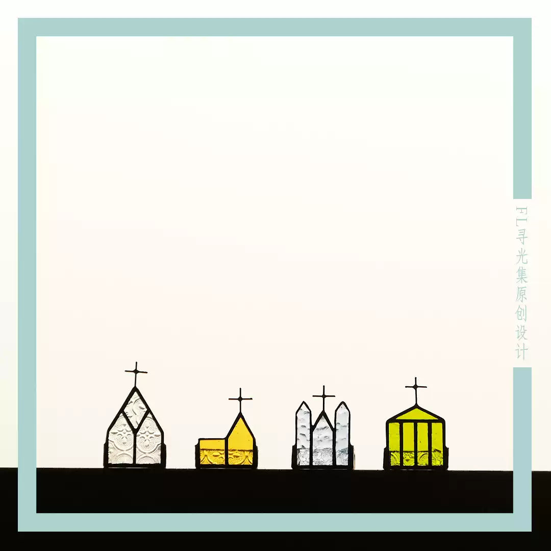 {FL Chasing Light Collection}Glass Chapel Mini Candle Holder