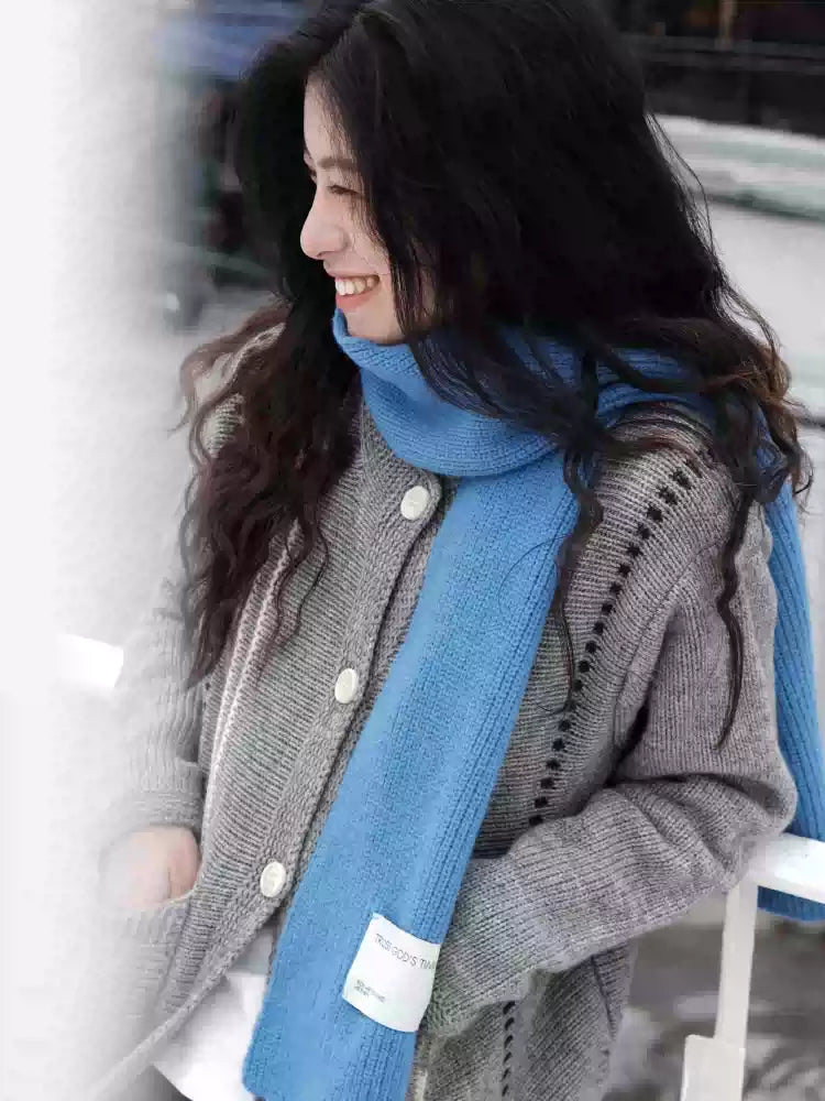 {heym}Trust His Timing — Soft Knitted Unisex Scarf