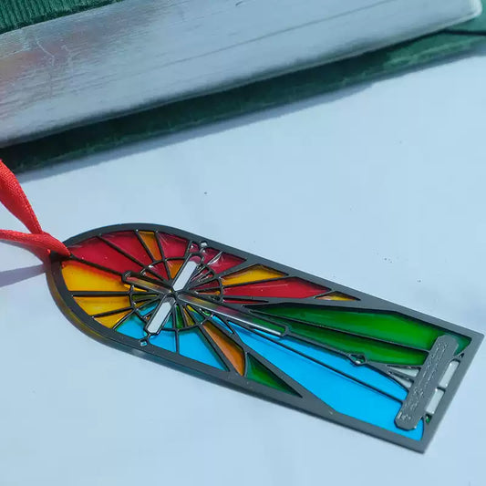 {FL Chasing Light Collection}Cathedral Stained Glass Bookmark