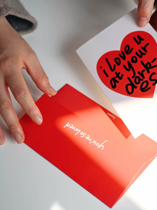 {heym}Even in the Darkness, I Still Love You — Greeting Card
