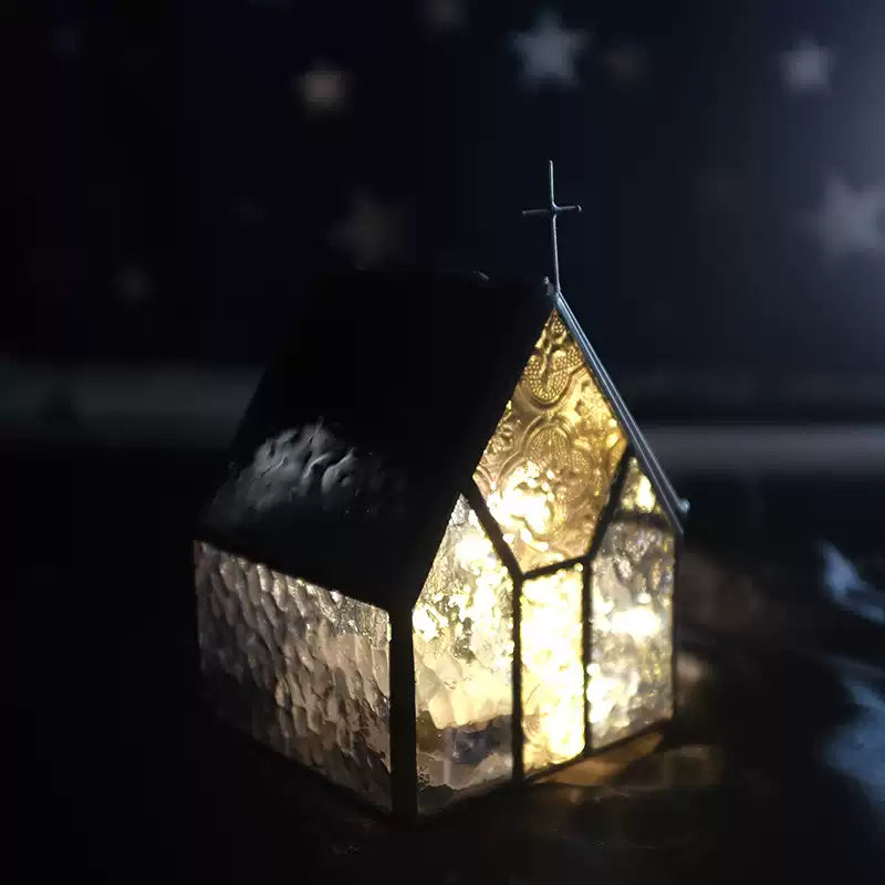 {FL Chasing Light Collection}Vintage Handcrafted Glass Storage Ornament
